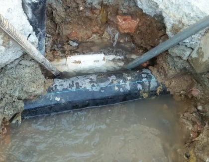 西平测漏水之水管漏水